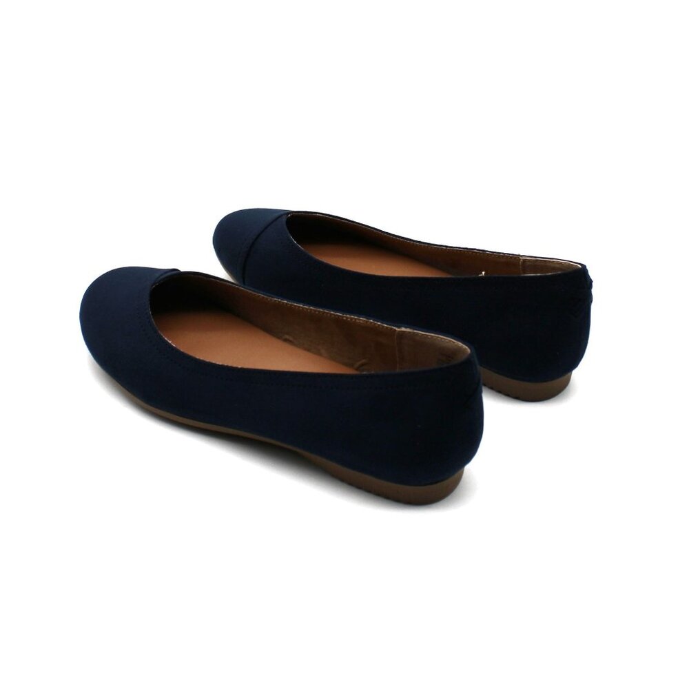 STYLE & COMPANY Womens Navy Padded Lydiaa Round Toe Slip on Ballet Flats - Picture 6 of 7